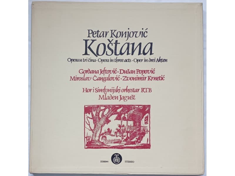Petar Konjovic Hor,Simfo.orkester RTB — 4LP Kostana