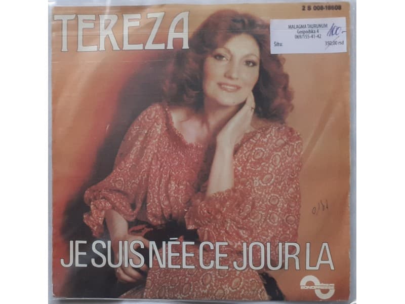 TEREZA KESOVIJA — JE SUIS NEE CE JOUR LA