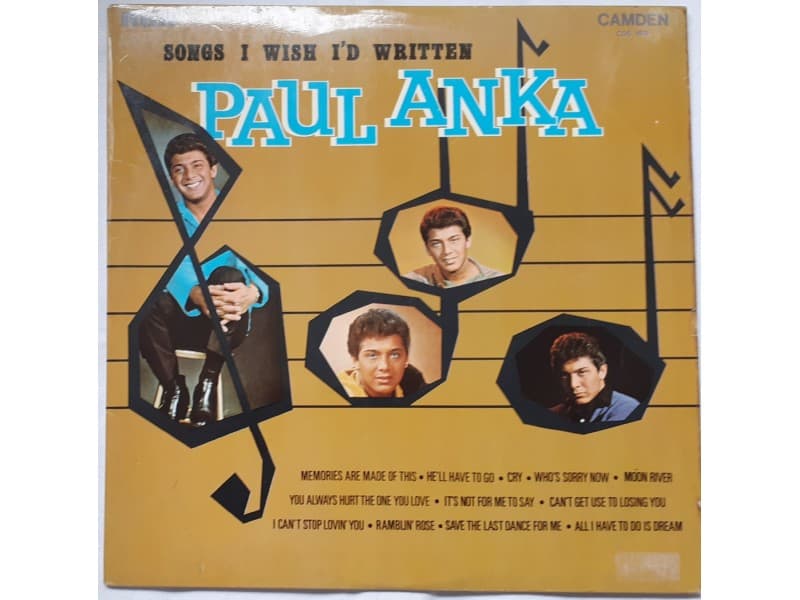 PAUL ANKA — SONGS I WISH I`D WRITTEN
