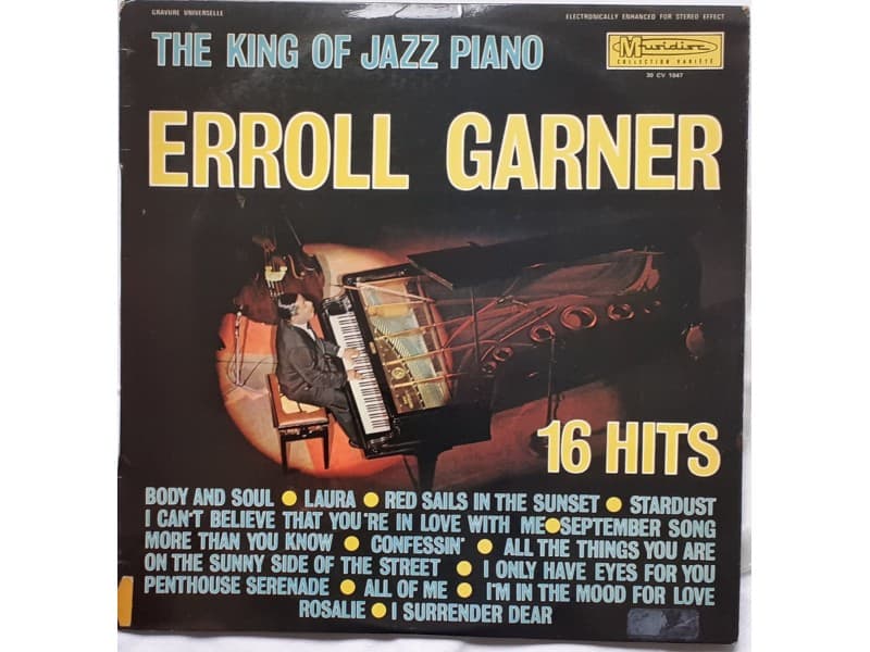 ERROLL GARNER — The King of Jazz Piano 16 Hits