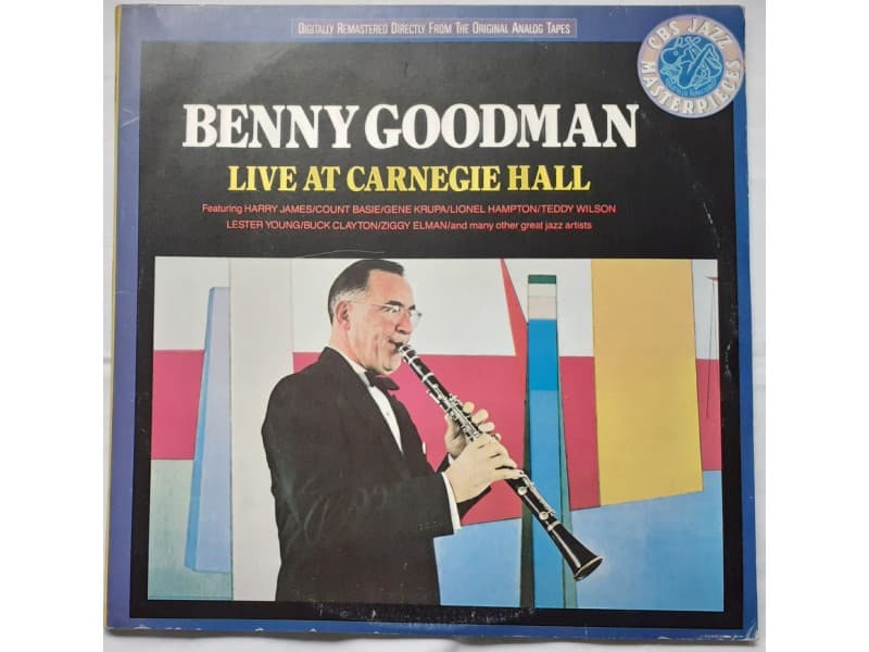 BENNY GOODMAN — 2LP Live at Carnegie Hall