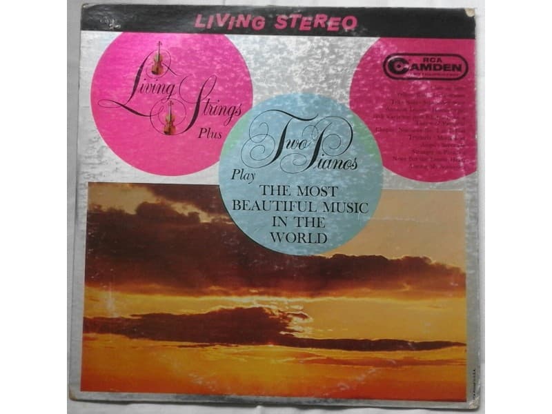 Living strings plus two pianos-The most beautiful music — —