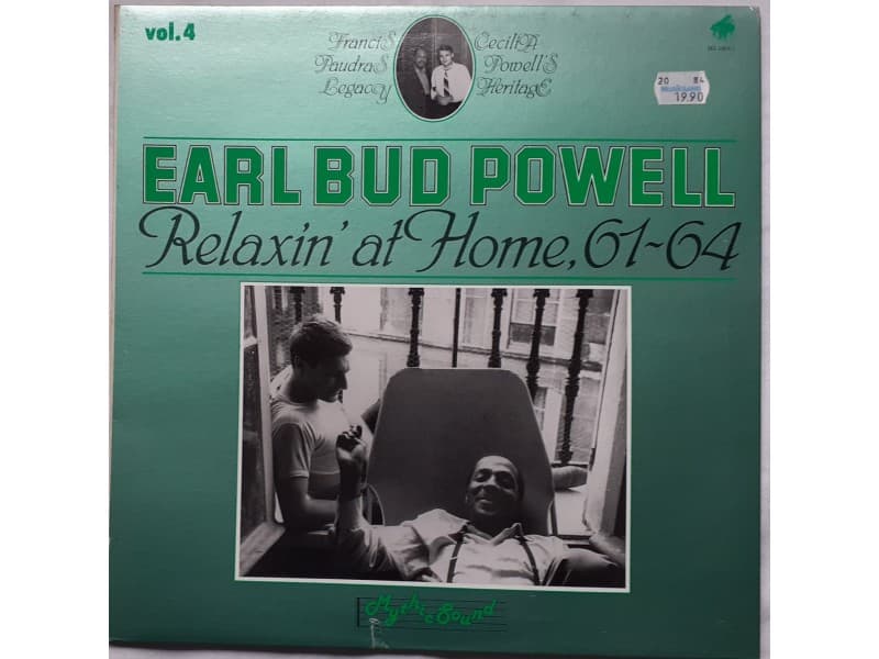 EARL BUD POWELL — Vol. 4 Relaxin` at home