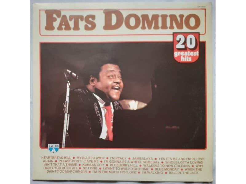 FATS DOMINO — 20 GREATEST HITS