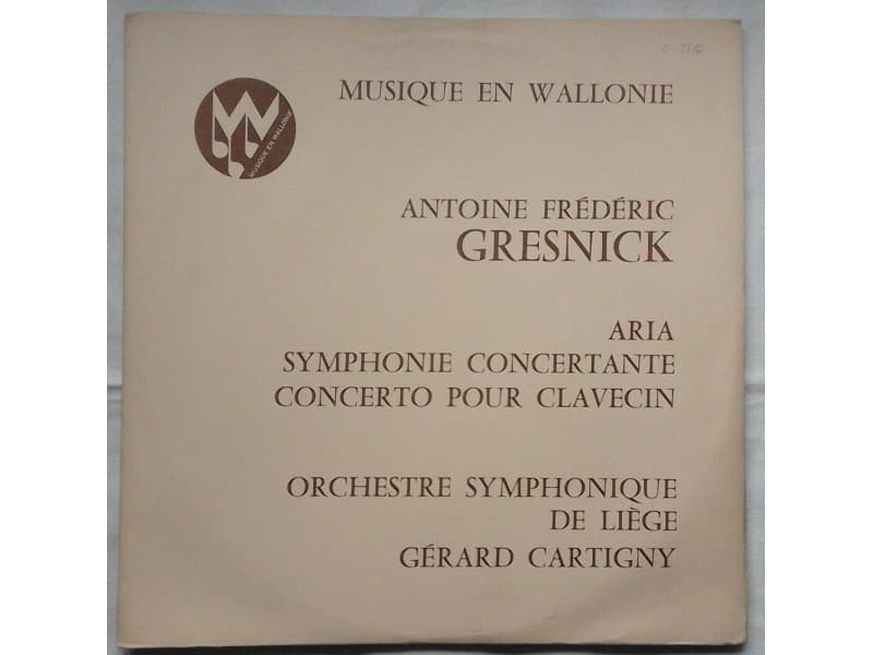 Antoine Frédéric Gresnick — Aria/Symphonie Concertante