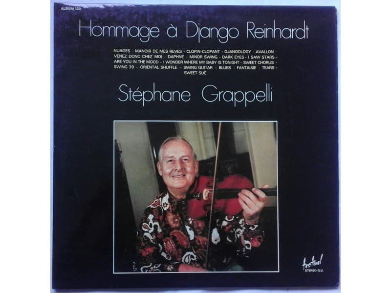 Stephane Grappelli — 2LP Homage a Django Reinhardt