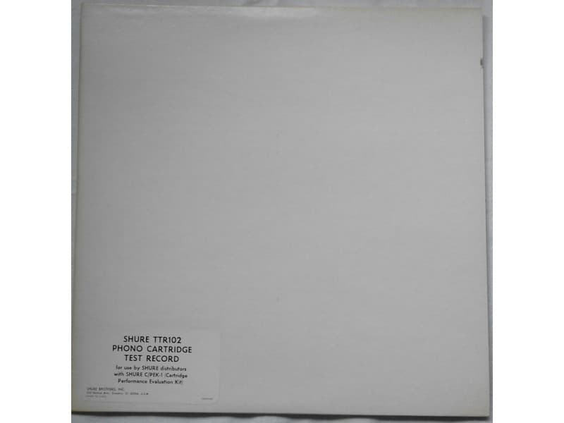 NO ARTIST ‎– Phono Cartridge Test Record #2 — —