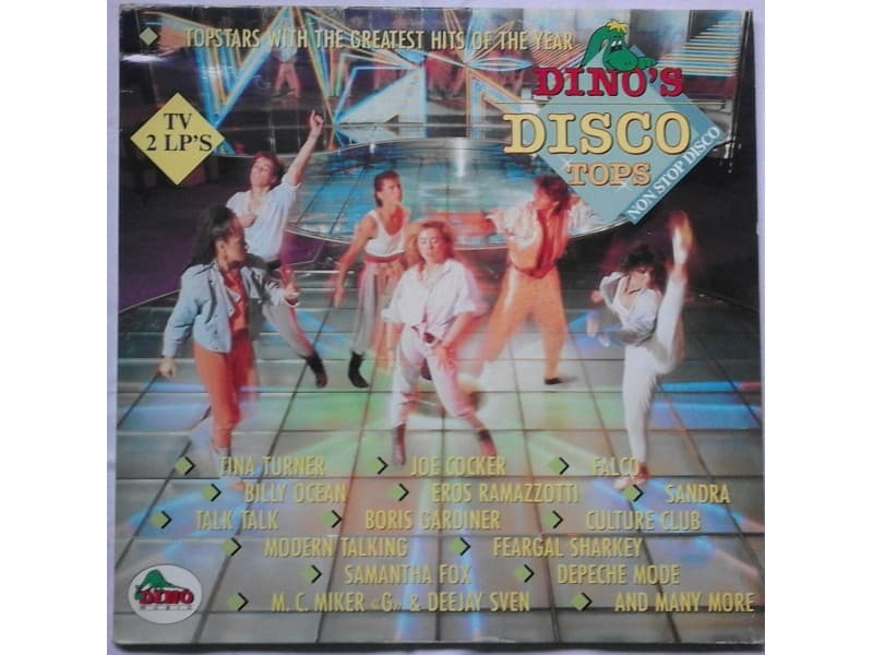 VARIOUS — 2LP DINO`S DISCO TOPS