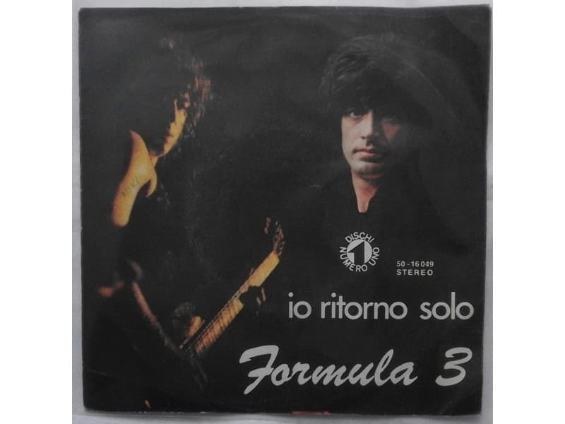 FORMULA TRE — IO RITORNO SOLO