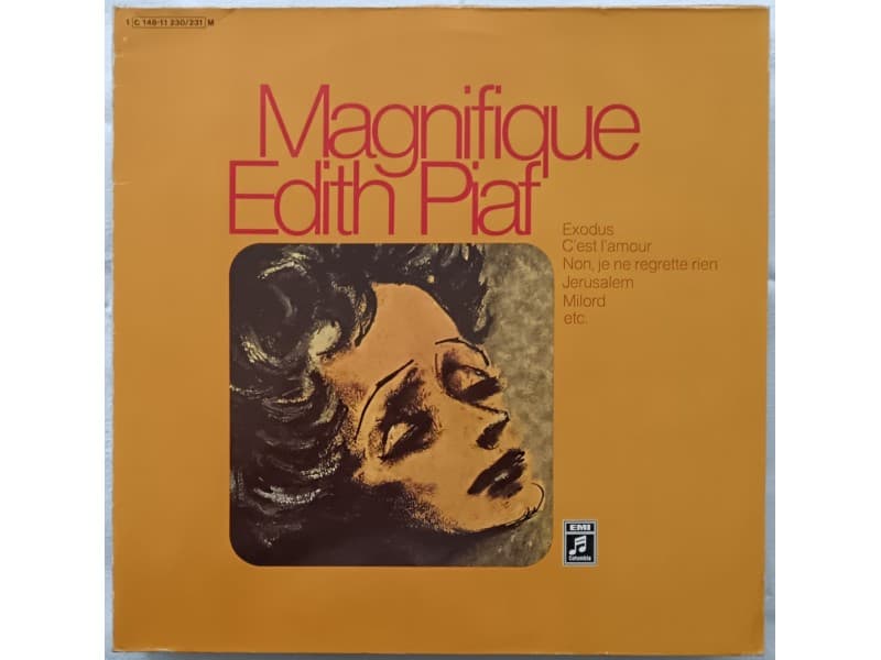 EDITH PIAF — 2LP MAGNIFIQUE EDITH PIAF