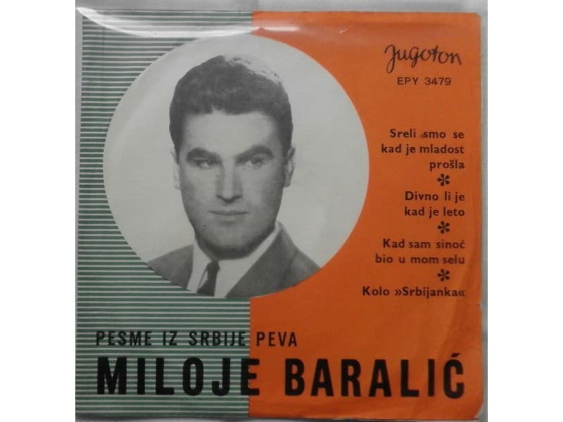 MILOJE BARALIC — Sreli smo se kad je mladost prosla