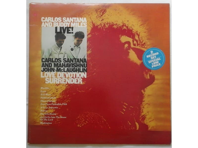 2LP Santana &;; Baddy Miles Live / Santana &;; Mahavishnu — —