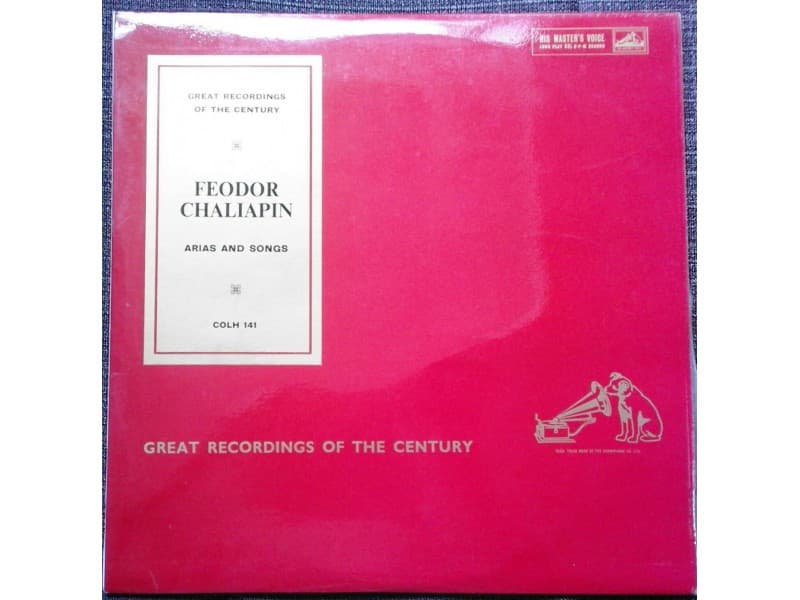 FEODOR CHALIAPIN — Aries and Songs (U.K. Press)
