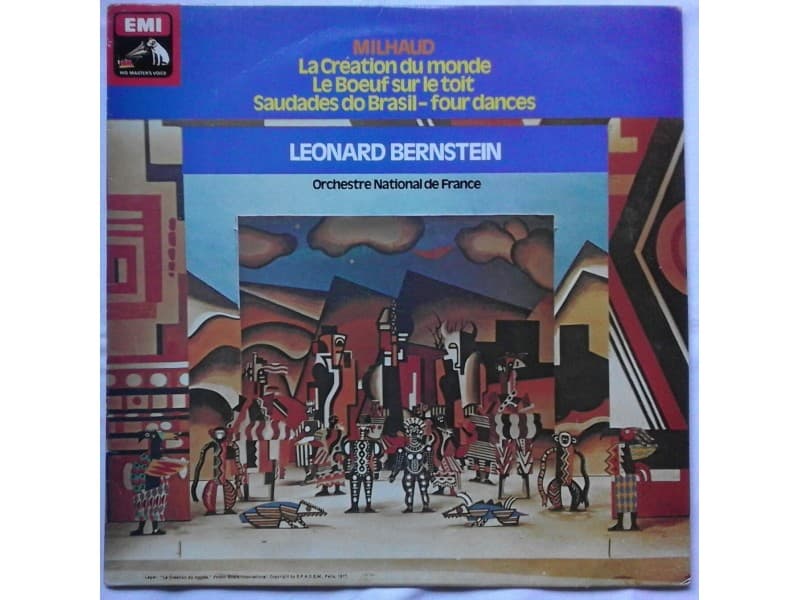 Milhaud,L.Bernstein Orch. National France — Le creation