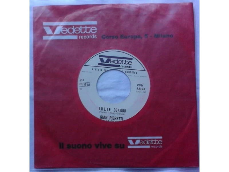 GIAN PIERETTI E `Le Pietre` — Julie 367.008