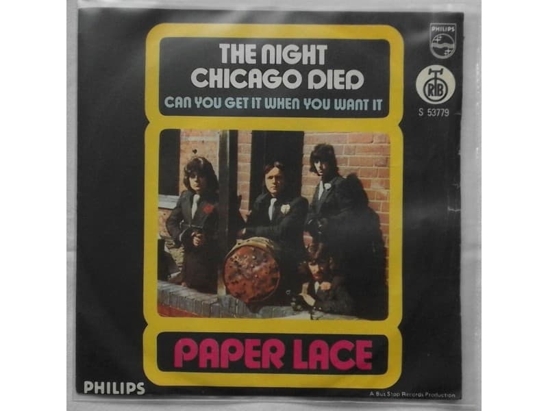 PAPER LACE — THE NIGHT CHICAGO DIED