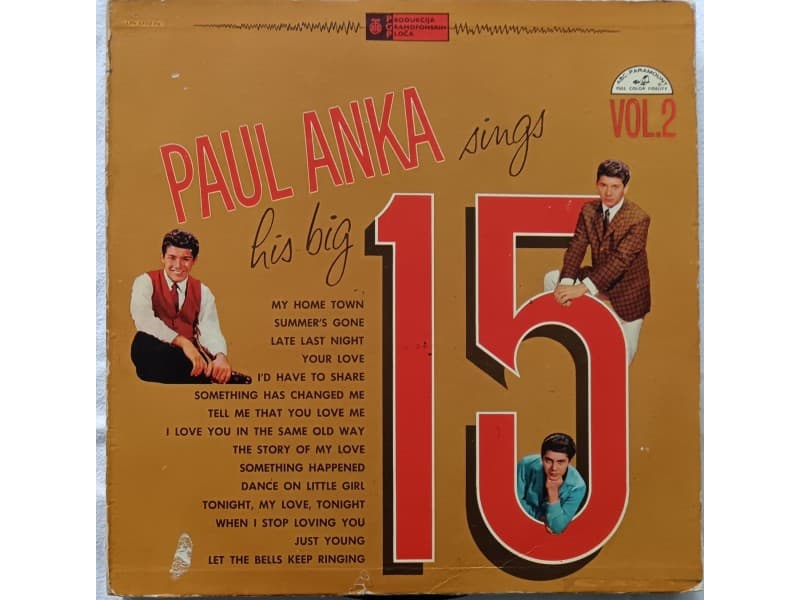 PAUL ANKA — SINGS HIS BIG 15 Vol.2