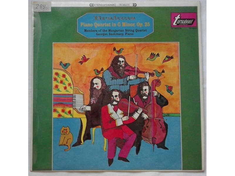 Brahms,Hungarian String Quartet,Georges Szolchany-Pia — —