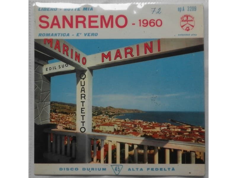 Marino Marini ed il suo quartetto — Sanremo 1960
