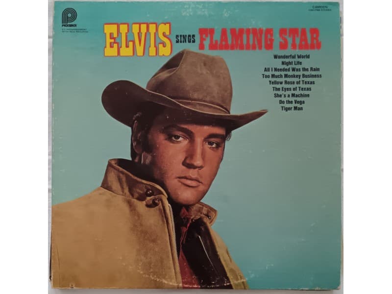 ELVIS PRESLEY — SINGS FLAMING STAR (U.S.A.Press)
