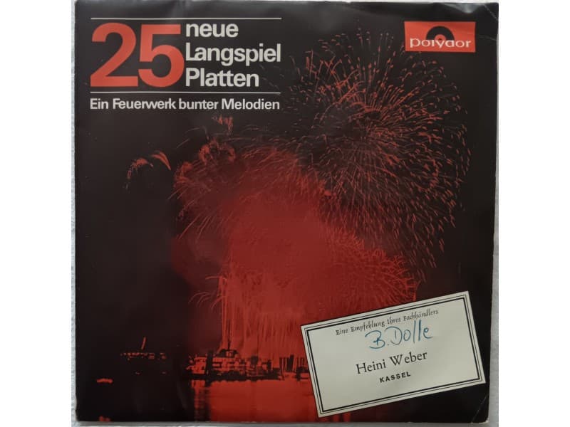 Various-25 Neue langspielplatten (Ein feuerwerk bunter — —