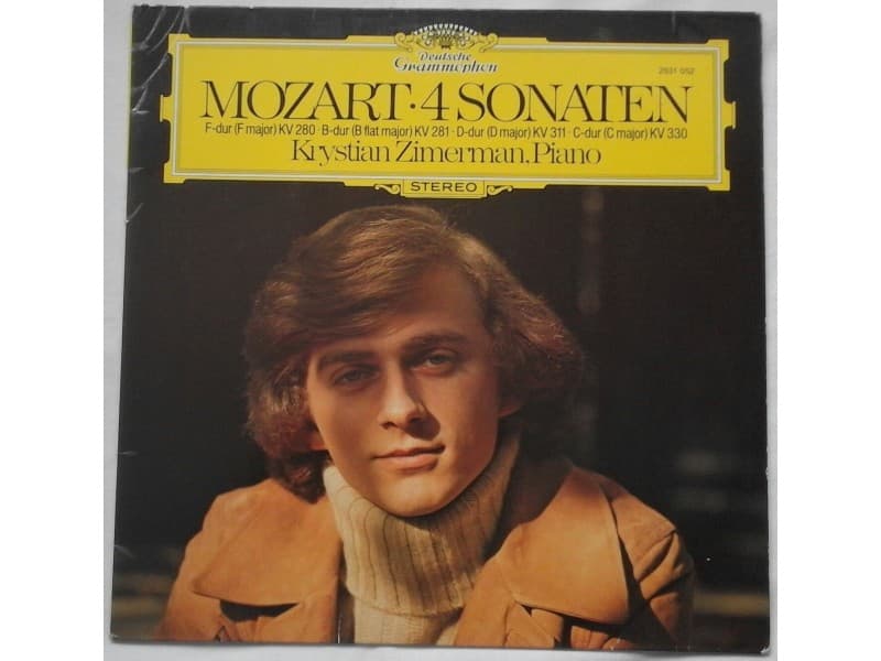 KRYSTIAN ZIMERMAN Piano — Mozart 4 Sonaten