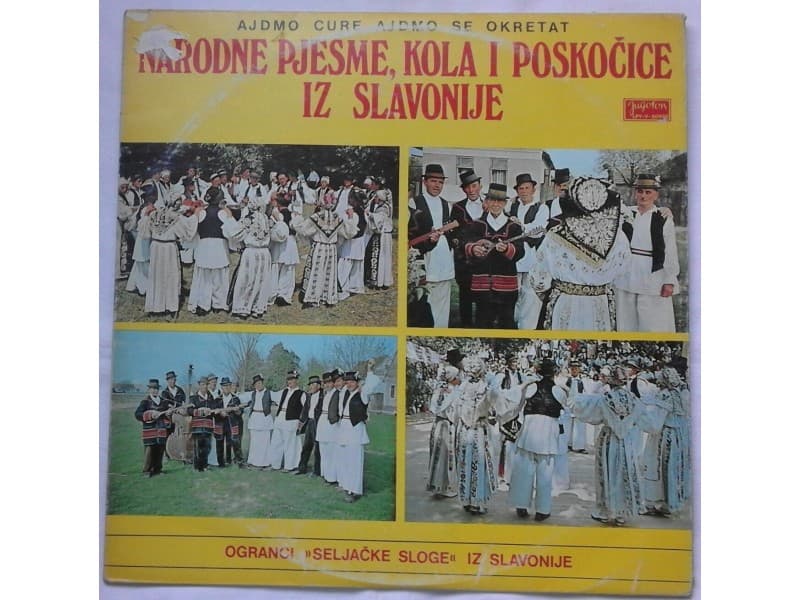 Various — Narodne pjesme,kola i poskocice iz Slavonije