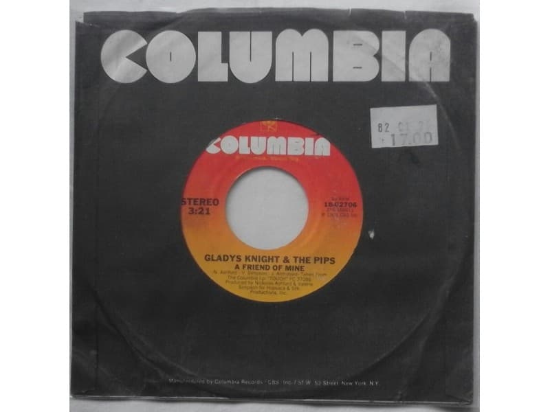GLADYS KNIGHT & THE PIPS — A FRIEND OF MINE