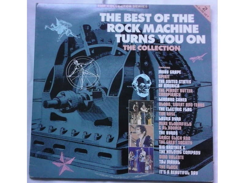 VARIOUS — 2LP The best of the rock machine turns you