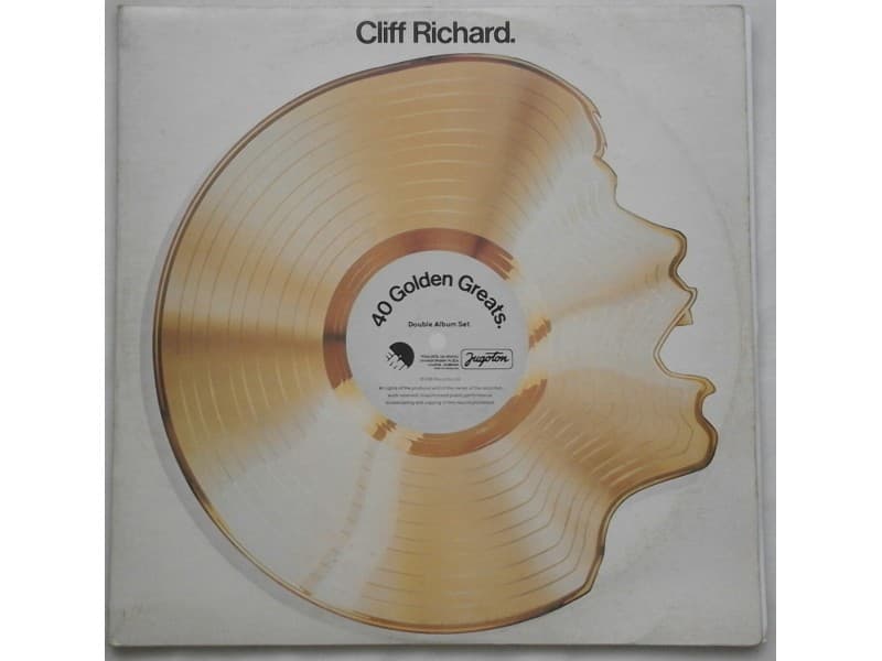 CLIFF RICHARD — 2LP 40 GOLDEN GREATS.