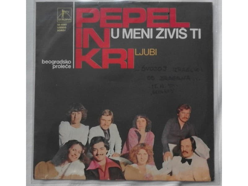 PEPEL IN KRI — U MENI ZIVIS TI