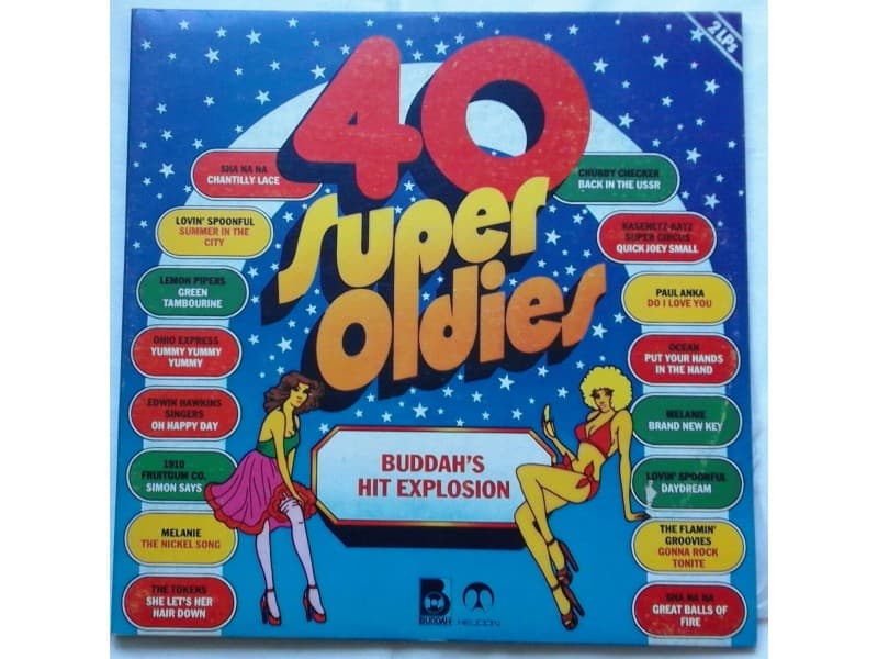 VARIOUS — 2LP 40 SUPER OLDIES (Buddah`s hit)