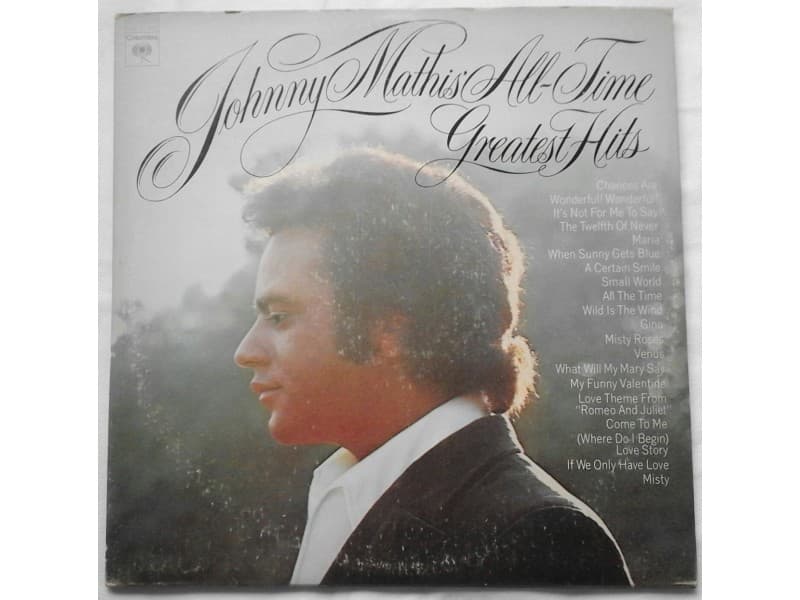 JOHNNY MATHIS — 2LP All - Time Greatest Hits