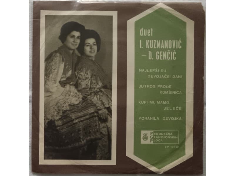 Duet Ivanka Kuzmanovic,Dragoslava Gencic-Najlepsi su... — —