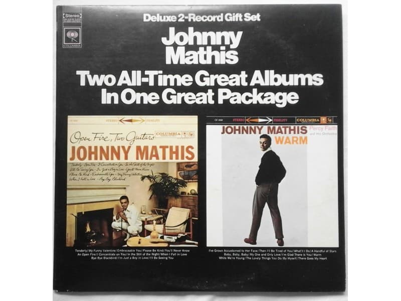 Johnny Mathis — 2LP Deluxe record gift set (U.S.A Press
