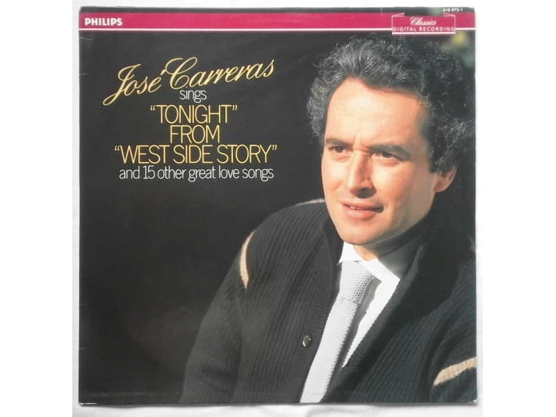 JOSE CARRERAS — Tonight from west side story