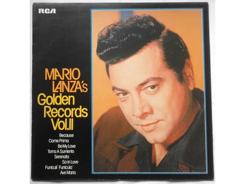 MARIO LANZA — GOLDEN RECORDS VOL II Germany pres