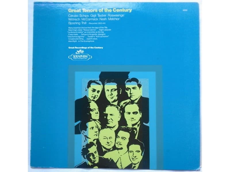 GREAT TENORS OF THE CENTURY ( U.S.A. Press) — —