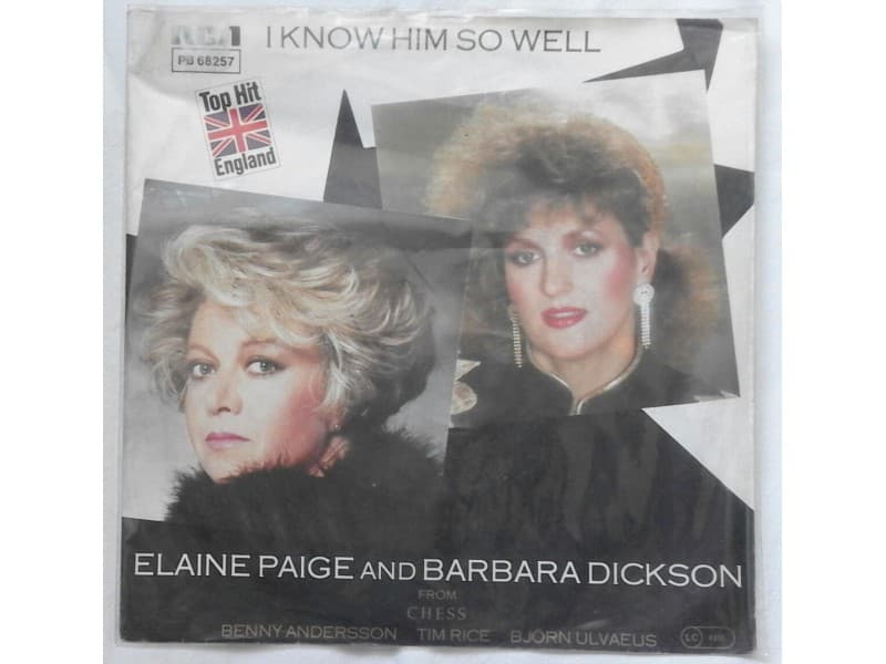 Elaine Paige and Barbara Dickson — I know him so well