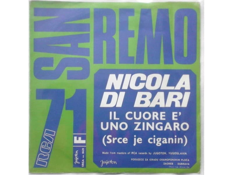 NICOLA DI BARI — IL COURE E`UNO ZINGARO