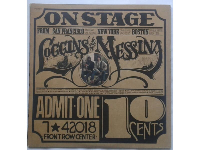 LOGGINS &; MESSINA — 2LP On stage (U.S.A.Press)