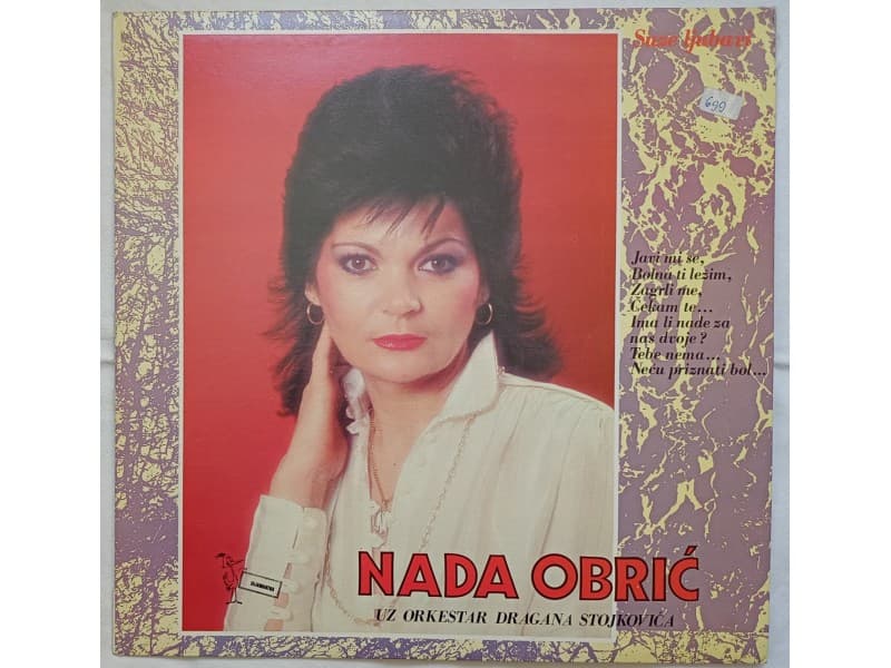 NADA OBRIC — SUZE LJUBAVI ( Neslusana - Mint )