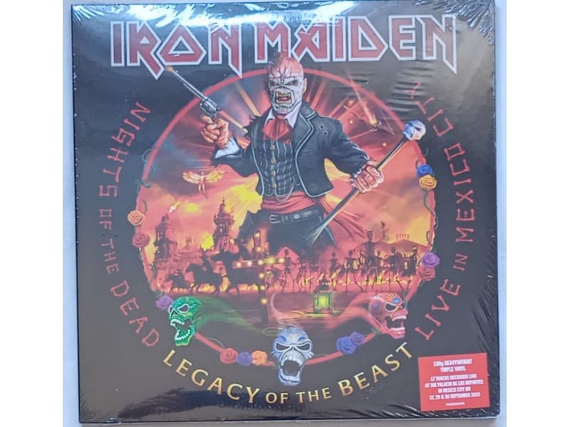 IRON MAIDEN — 3LP Nights of the dead...(Novo!!!)