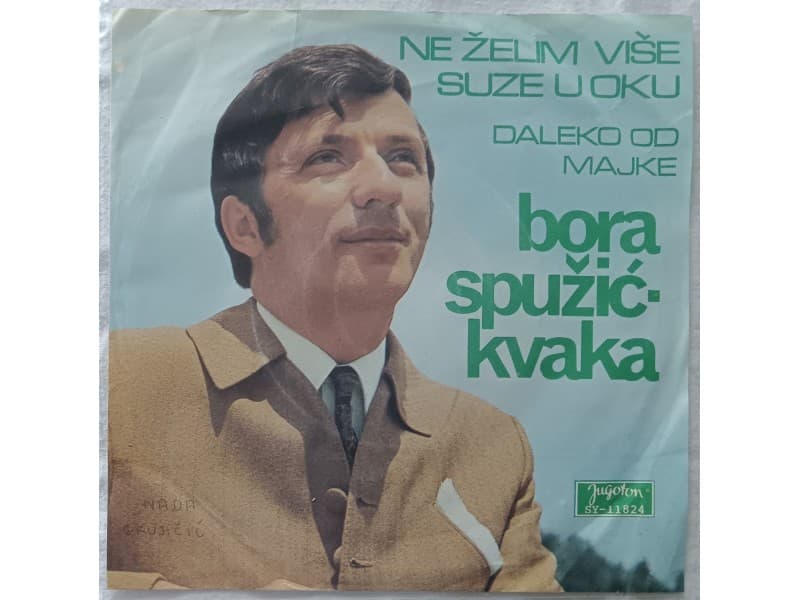 BORA SPUZIC KVAKA — Ne zelim vise suze u oku