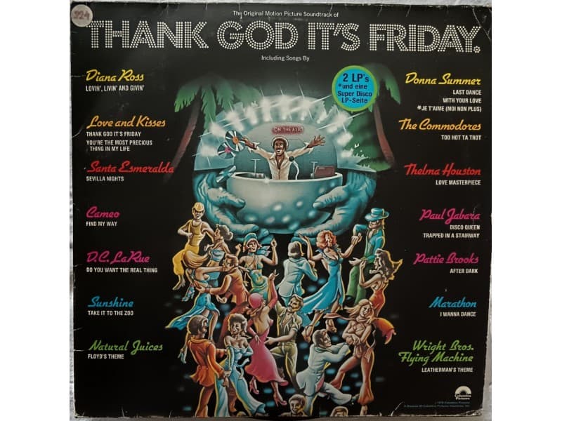 VARIOUS — 3LP Thank God It`s Friday (Soundtrack)