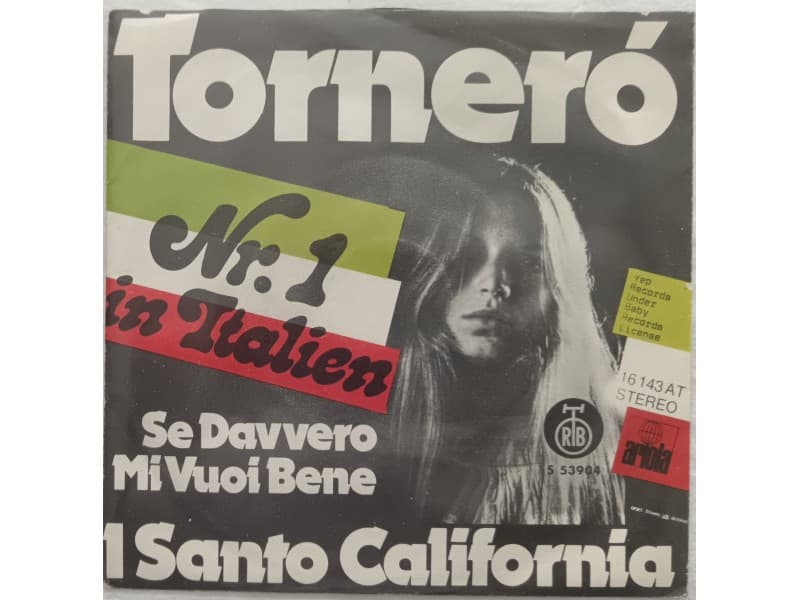 I SANTO CALIFORNIA — TORNERO