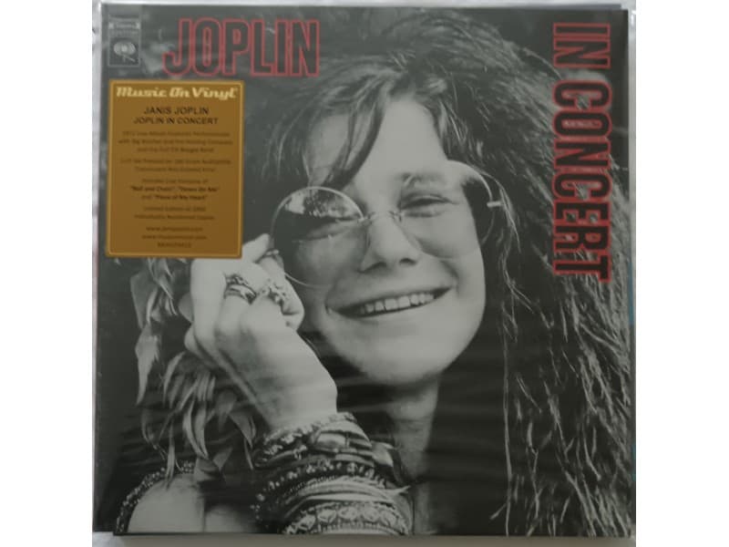 JANIS JOPLIN — 2LP JOPLIN IN CONCERT (Novo !!!)