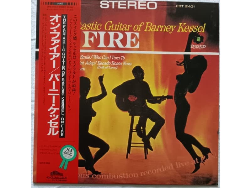 BARNEY KESSEL — ON FIRE ( Japan Press !!! )