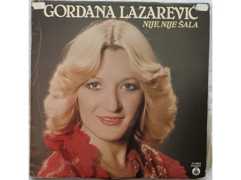 GORDANA LAZAREVIC — NIJE NIJE SALA