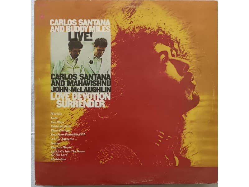 C.Santana&B.Miles&Mahavishu J.McLaughlin — 2LP Live